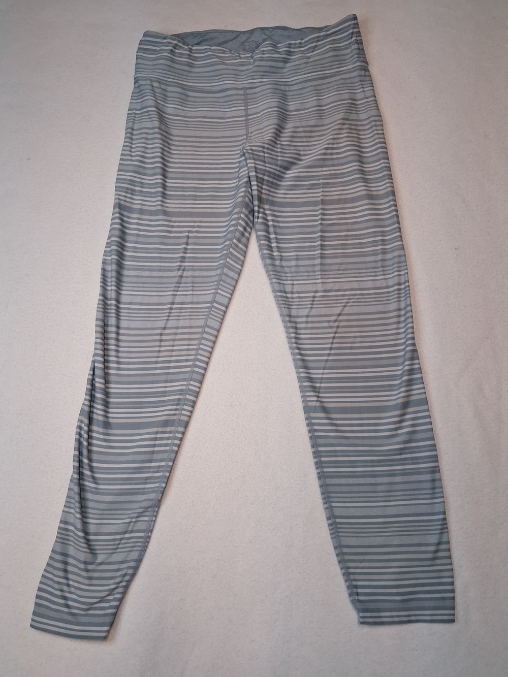 4/20$ Calvin Klein Light Blue & White Striped Leggings